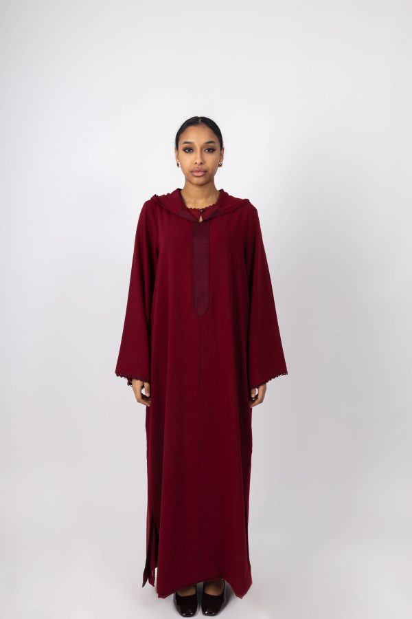 Jelleba Randa 2-piece Burgandy Red